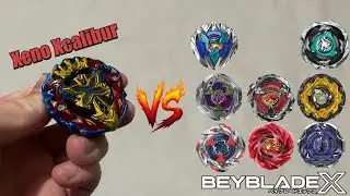 Ксандер Шакадера и Ксено Искалибур против команды BEYBLADE X