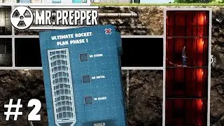 Ultimate Rocket Plan Phase 1 - Mr. Prepper Crafting Building Mining Hunting Survival Gameplay