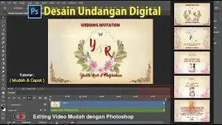 Cara Membuat Desain Video Undangan Digital dengan Photoshop