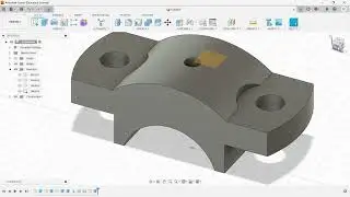 Cap of Plummer Block using Fusion 360