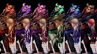 Obsidian Dragon Sett Chromas - Quick Spotlight