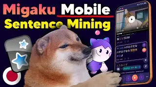 How to Learn Japanese & Sentence Mine on MOBILE with the Migaku App! (+ Export Migaku Cards to Anki)
