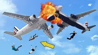 🔥 Pilot Falls from Burning Plane &ndash; Shocking Moment Caught on Camera!