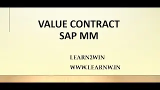 value contract sap mm | outline agreement sap mm | goods receipt | vendor invoice#swaminath #sapmm