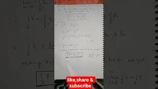 Fatou's lemma# measure and integration # real analysis #M.Sc#mathematics #exam