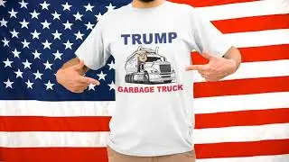 donald trump garbage truck T shirt