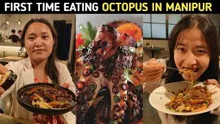 Seafood🐙 Delights 🌧️ | Hidden Caf&eacute; in Manipur!😱😱