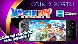 Monster Boy and the Cursed Kingdom (PC) en Odin 2 Portal: Test y config en Winlator Ludashi (60 FPS)