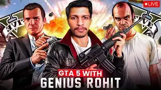 GTA 5 ONLINE LIVE WITH GENIUS ROHIT LIVE #gta5live #gta5online