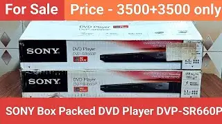 Box Packed SONY DVD Player DVP-SR660P Nice Sound Quality Contact number - 8750424840