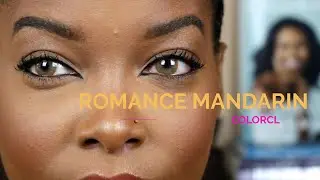 Cheap Colored contacts for dark brown eyes!! |Romance mandarin| Colorcl