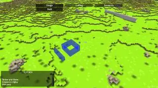 Timber and Stone Alpha video #3, New Building Layout functions.