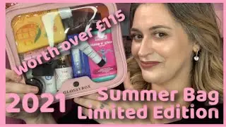 GlossyBox Summer Bag 2021 Limited Edition / Beauty Box Unboxing / + Discount Link #glossyboxspoiler