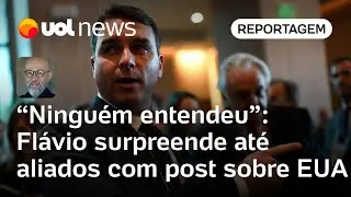 Flávio Bolsonaro surpreende até aliados com post sobre invasão dos EUA: 'Ninguém entendeu' | Josias