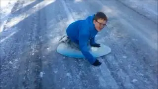 The Rumfelt Broz Wake Board in the SNOW!!!