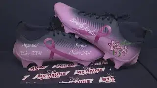 NFL players wear special cleats to support causes