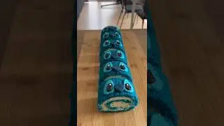 Stitch Cake Roll 🌺🌊 #cake #stitch #stitchcake #liloandstitch #trendingshorts #foodtrend #dessert