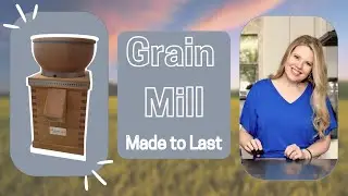 BEAUTIFUL Grain mill - German made & built to last! #healthygrains #emergencypreparedness