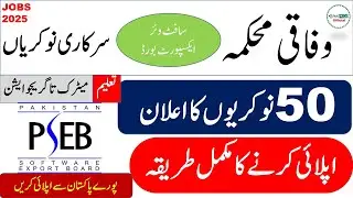 Pakistan Software Export Board Jobs 2025 || PSEB Jobs July 2025 || How to apply for this job
