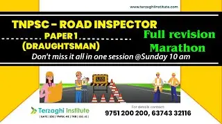 TNPSC ROAD INSPECTOR MARATHON 2023 - COMPLETE ALL 10 UNITS IN ONE LIVE (TECHNICAL only)