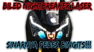 Cara Pasang Biled Nightbreaker Laser Yamaha Lexi plus DIY Lazy Eyes