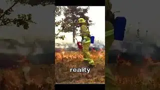 Why do firefighting helicopters spread fire #FireFightingAircraft #MountainFire