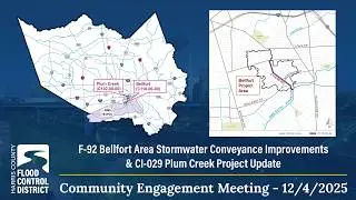 F-92 Bellfort Area Stormwater Conveyance Improvements and CI-029 Plum Creek projects - CEM - 12/4/25