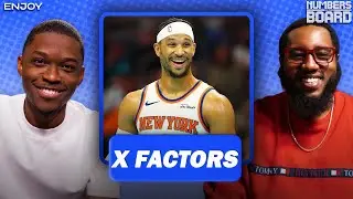 Josh Hart, Stephon Castle will be X FACTORS in NBA season | Numbers on the Board | NBA on NBC