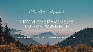CSI Christ Church, Lallaguda, English Pastorate - Rev. Dr. K James Cecil Victor- 03-08-2025- 7:30 AM