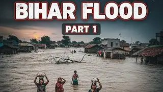 Bihar in danger 🌧️🤔 heavy rain and flood 🌧️🪨#viralvideo #facts #bhiar 