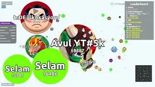 AGAR.IO SERVER TAKEOVER WITH BOTS #1302 || OP-BOTS.COM