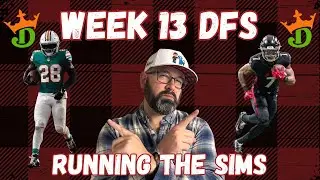 Стратегия и выборы DraftKings для 13-й недели NFL DFS | Запустите The Sims с победителем Milly Maker