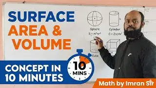 Surface Area of Cuboid with concept | Maths By Imran Sir 