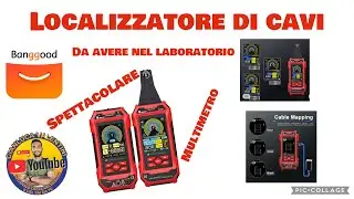 Localizzatore cavi, e multimetro tooltop ET 838