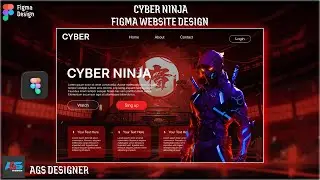 How to Design a Cyber Ninja Character in Figma &ndash; Step-by-Step Tutorial | UIUX Design | #figma