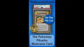 The Pokemon Pikachu Illustrator Card #Shorts