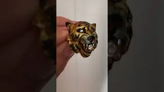 Antique Victorian Tiger Brooch Pin for Sale on RomanovRussia.com #antiquejewelry #brooch #antique