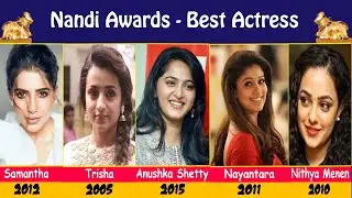 Nandi Awards - Best Actress | Samantha | Anushka | Nayantara | Trisha | Jayasudha | Vijayashanti