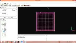 Meshing of a 2D Geometry using Ansys ICEM-CFD - Square Cavity