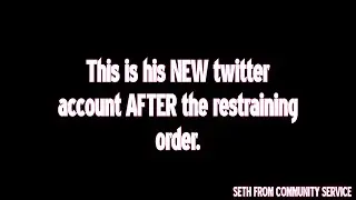 CharLIE Zelenoff`s New Twitter Account AFTER Restraining Order