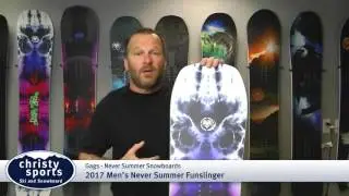 2017 Never Summer Funslinger Snowboard Review - Christy Sports