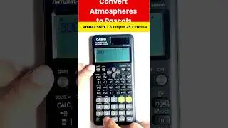 How to Convert Atmospheres (atm) to Pascals (Pa)!