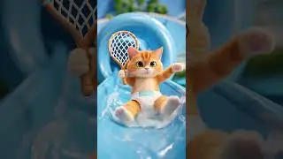 &ldquo;Baby Cat&rsquo;s Crazy Pool Party 🐱💦 | When Ketchup Meets Swimming Pool 😂🔥&rdquo; #trending #viral