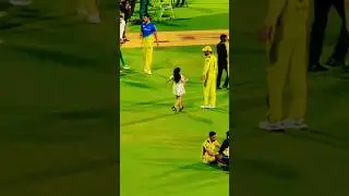thala Dhoni | Ziva dhoni | Chepauk stadium | #like #subscribe #msdhoni #msd #india #ytshorts