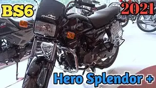 2021 Hero Splendor Plus New Model Detail Walkaround Review | Hero Splendor Plus i3s 2021 Model