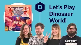Let's Play Dinosaur World - Boardgame playthrough (Sponsored)
