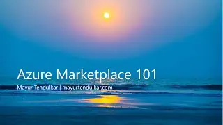 Azure Marketplace 1o1 : Azure Managed Applications