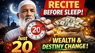 Just 20 Seconds at Night That Can End Poverty by Morning | Powerful Dua & Wazifa