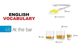 English Vocabulary - part 68/180 - At the bar