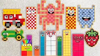 Looking for Numberblocks Puzzle Tetris NEW 2 vs 100 Spider Space ASMR Numberblocks Satisfying Video